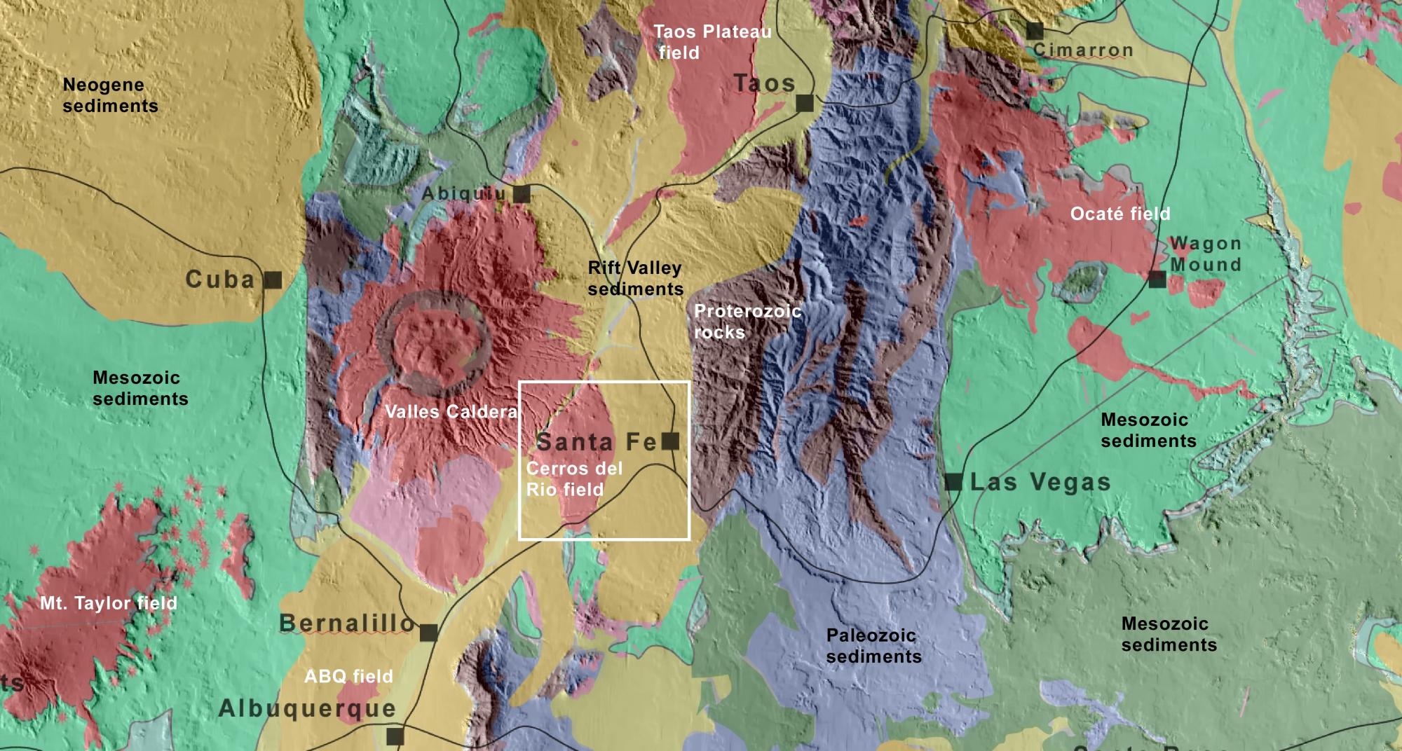 Cerros del Rio Volcanic Field New Mexico Museum of Natural History